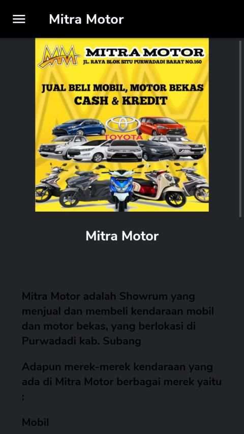 Mitra Motor screenshot 2