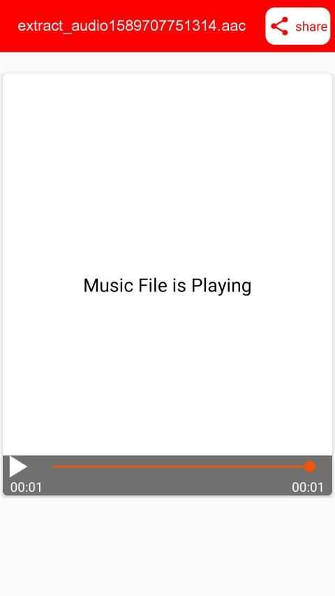 Extract Audio from Video (Audio Extracter) स्क्रीनशॉट 1