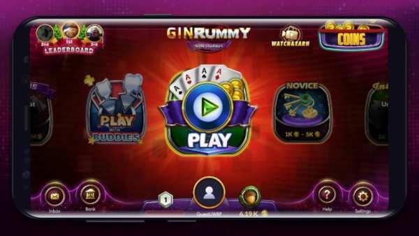 Gin Rummy - Online Card Game स्क्रीनशॉट 12