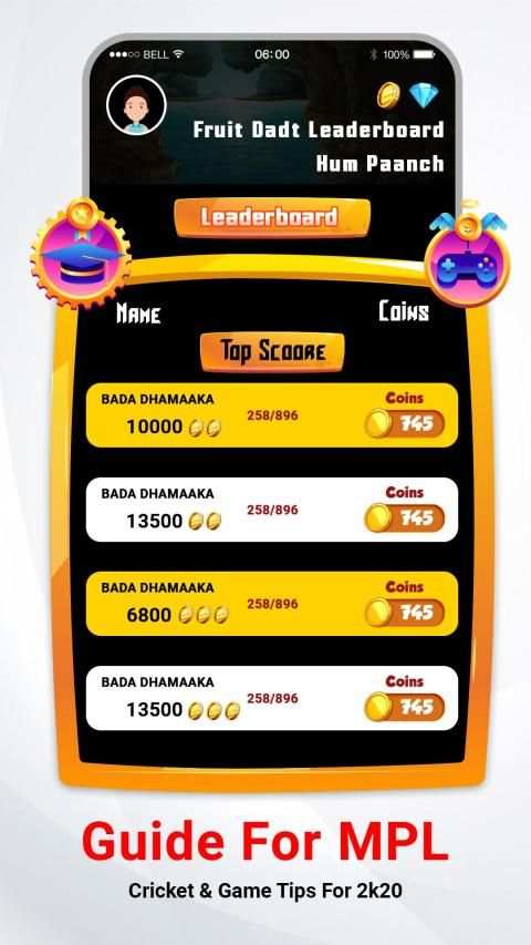 Guide For MPL- Earn Money Tips for Cricket Games स्क्रीनशॉट 5
