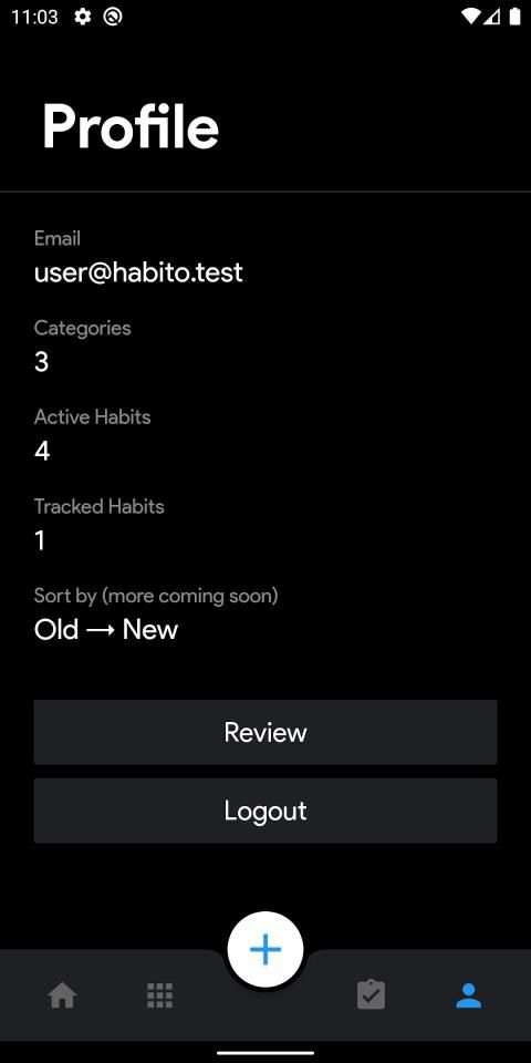 Habito screenshot 1