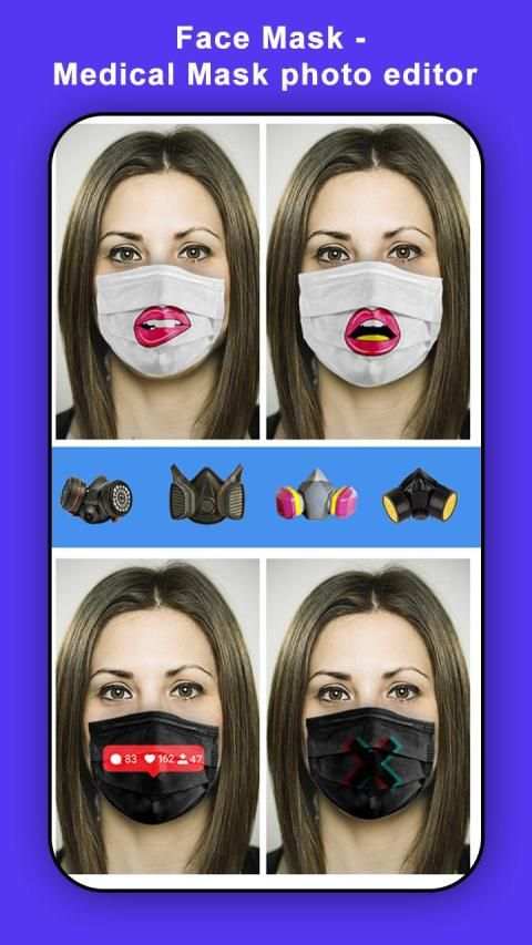 Face Mask-Medical Mask Photo Editor screenshot 3