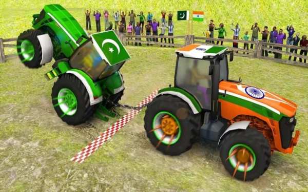 Pull Tractor Games: Tractor Driving Simulator 2019 स्क्रीनशॉट 11