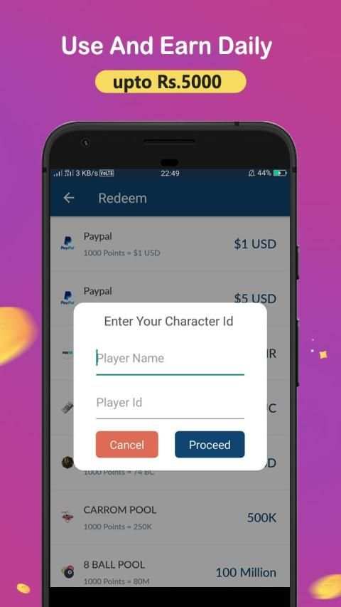 Grewards - earn game point स्क्रीनशॉट 2