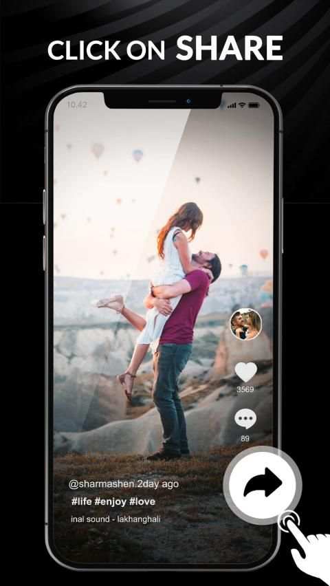 Downloader for TikTok Video Download No WaterMark स्क्रीनशॉट 4