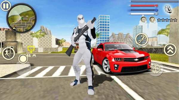 Amazing Spider Rope Hero Gangster Crime Voice City स्क्रीनशॉट 3