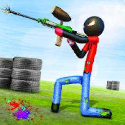 Stickman Paintball Shooting Games