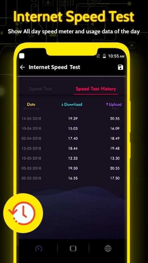 Internet Speed Meter स्क्रीनशॉट 3