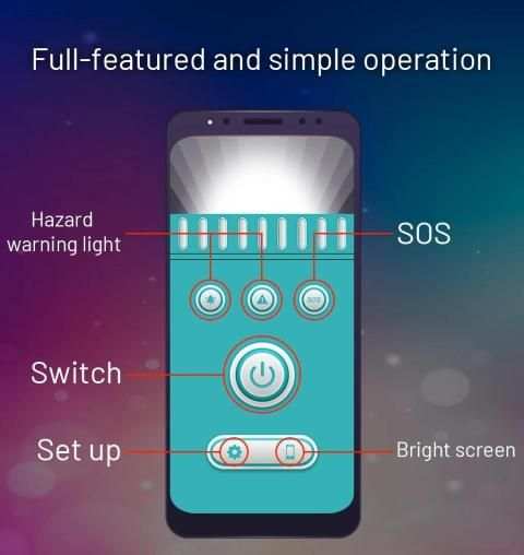 Galaxy Flashlight स्क्रीनशॉट 1