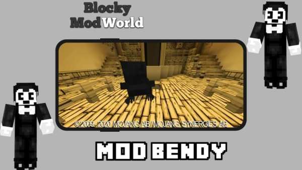 Mod BendyHorror [For MCPE] screenshot 2