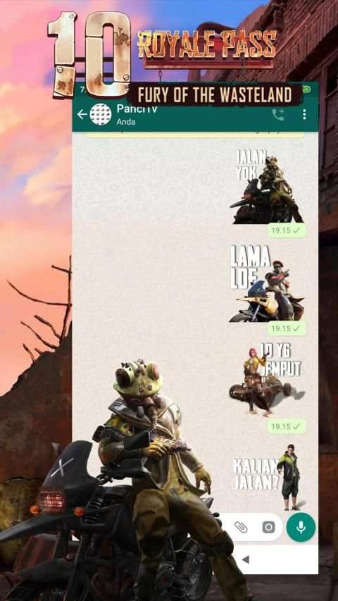 WAStickerApps: PUBG Pack स्क्रीनशॉट 8