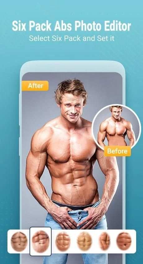 Six Pack Abs Photo Editor : Man Abs Editor स्क्रीनशॉट 6