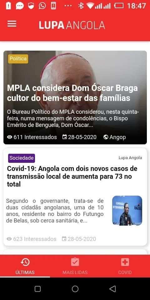 Lupa Angola स्क्रीनशॉट 7