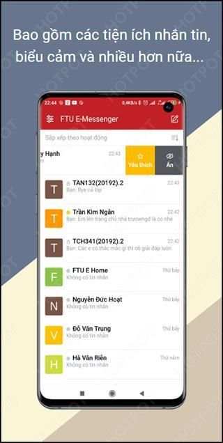 FTU Messenger screenshot 1