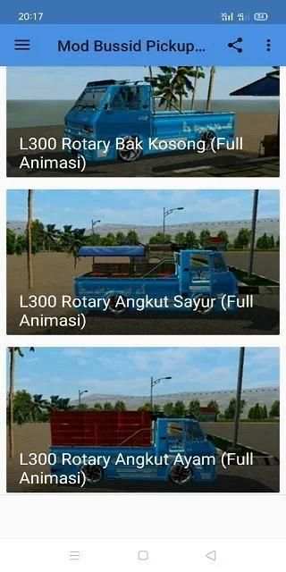 Mod Pickup BUSSID screenshot 1