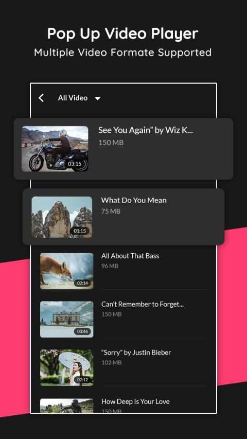 Video Popup Player - Multiple Video Popup Player screenshot 5
