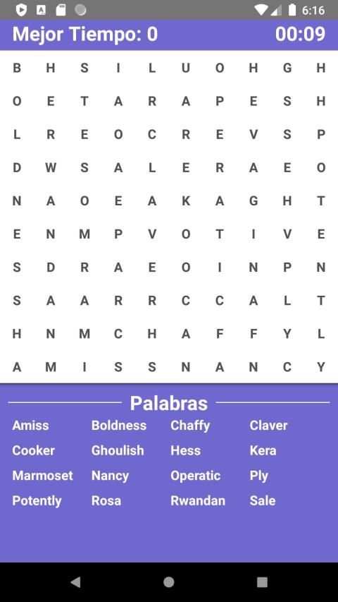 * Sopa de Letras Infinitas * screenshot 9