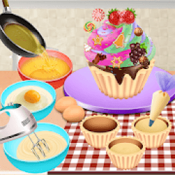 Cupcake Maker - Chef Girls Recipes &amp; Cooking आइकन