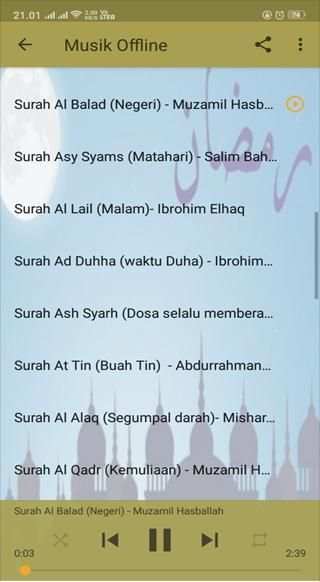 Surat Pendek Al Quran Merdu Offline screenshot 3