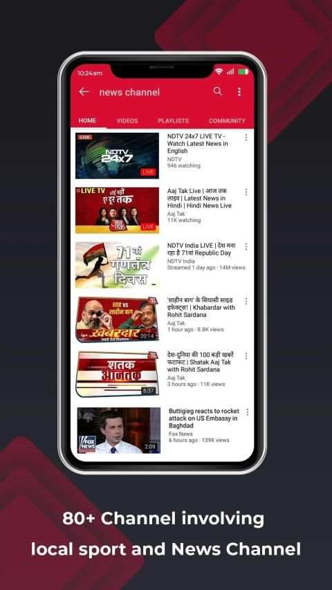 Live TV All Channel Free Online Guide 2020 स्क्रीनशॉट 3