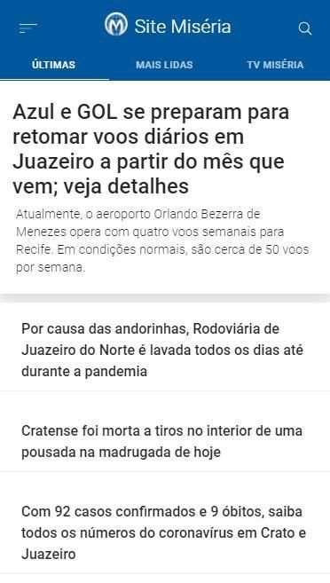 Site Miséria screenshot 4