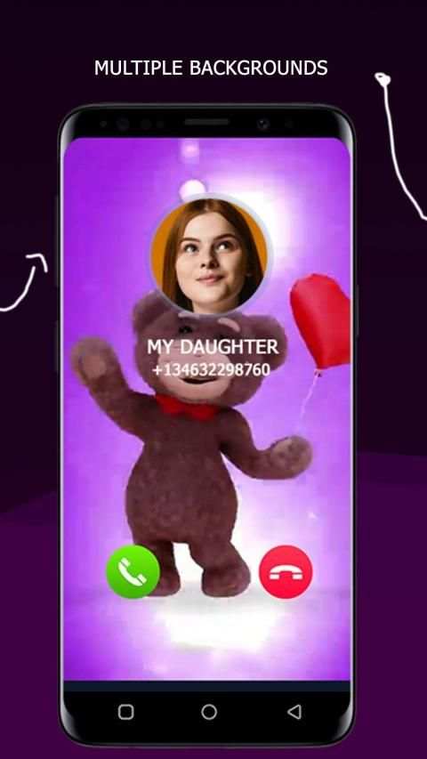 Light Color Call Screen Theme - caller screen screenshot 3