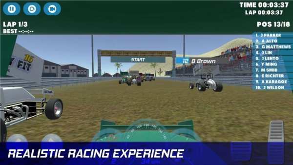Outlaws Racing - Sprint Cars स्क्रीनशॉट 4