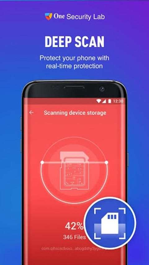 One-Security - Master Antivirus, Cleaner, Booster स्क्रीनशॉट 1