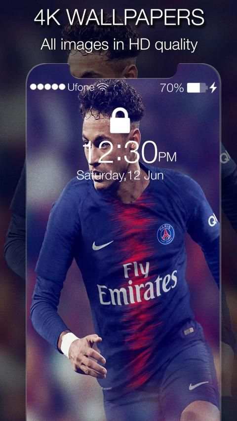 Football 4k Screen Lock screenshot 2