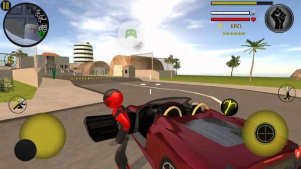 Rope MOD Hero Unlimited Money screenshot 2