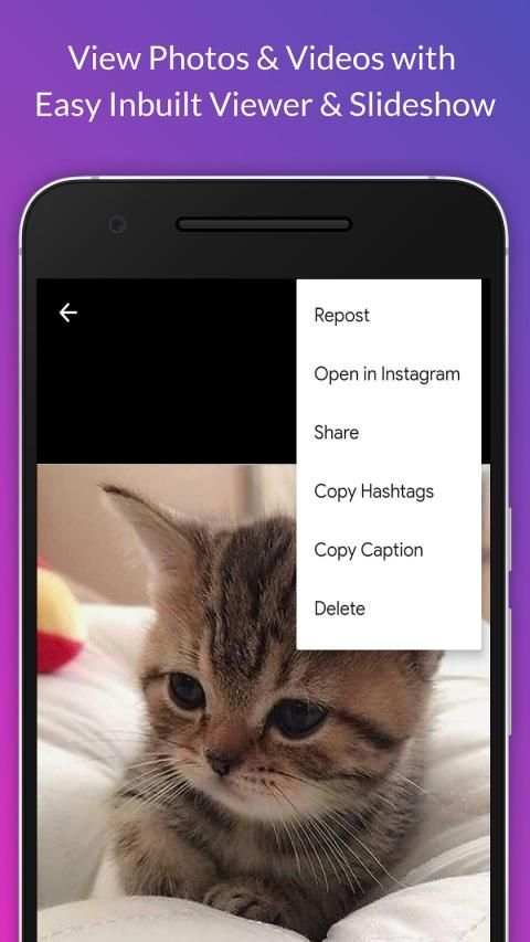 Insta Downloader - Save Photo Video for Instagram screenshot 1