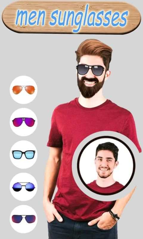 Men Sunglasses Photo Editor screenshot 2