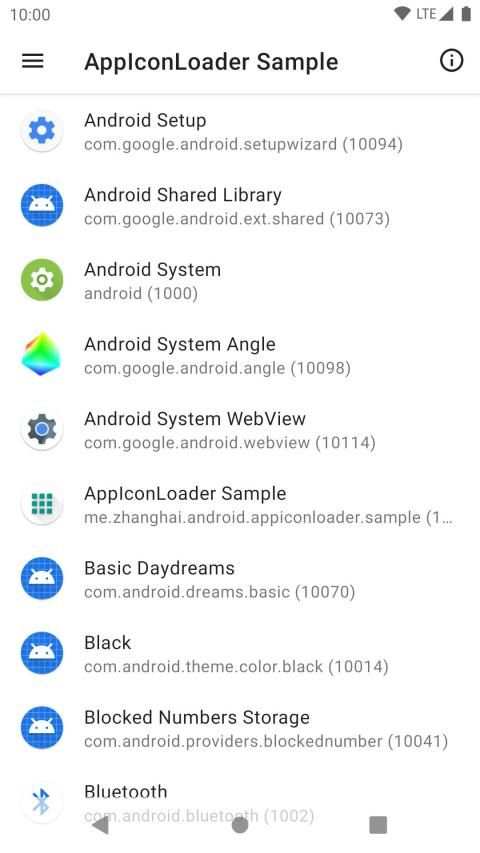 AppIconLoader Sample स्क्रीनशॉट 1