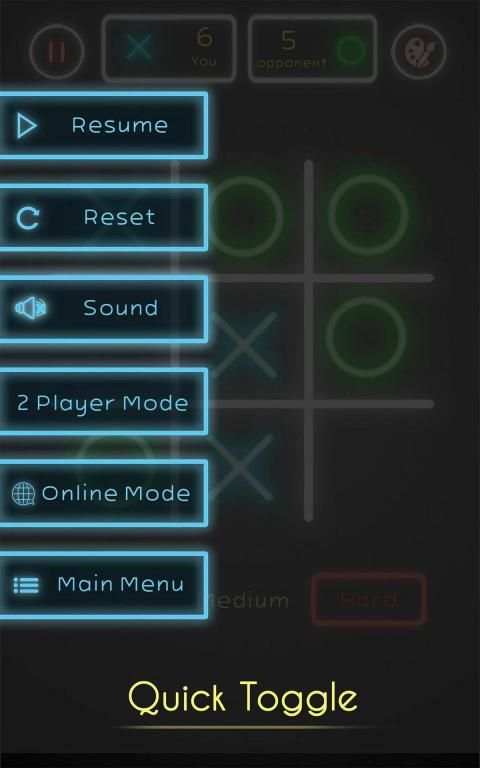 Tic Tac Toe Glow: Multiplayer! screenshot 2
