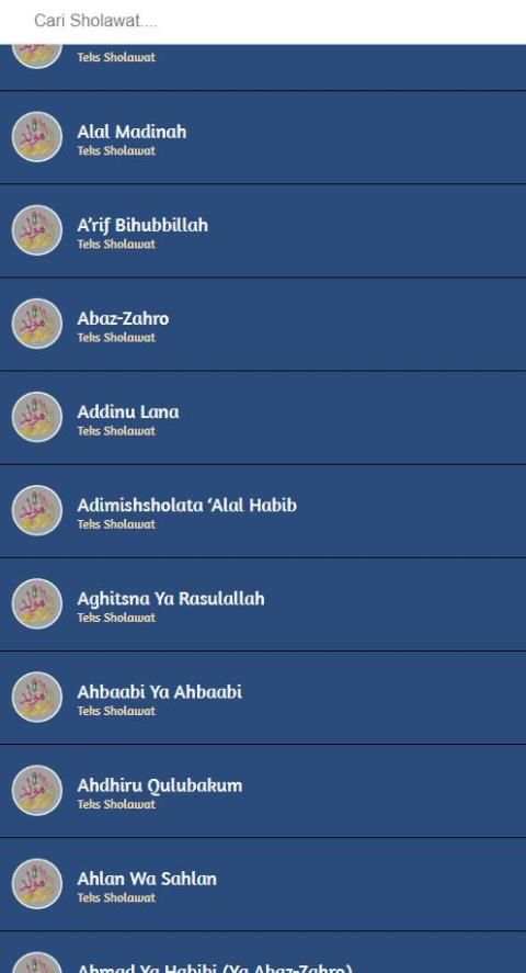 Lagu Sholawat Langitan offline screenshot 5