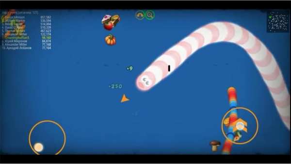 Guide worms zone Cacing io snake screenshot 3