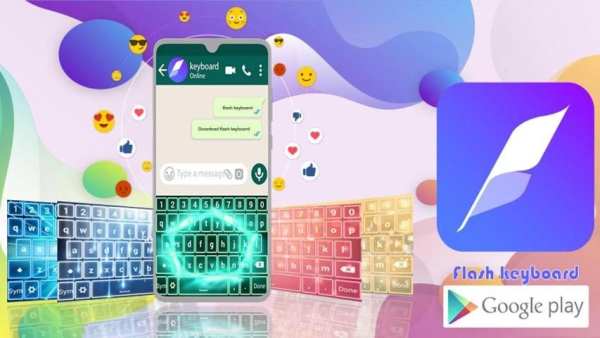 Flash Keyboard - Emoji & Theme screenshot 4