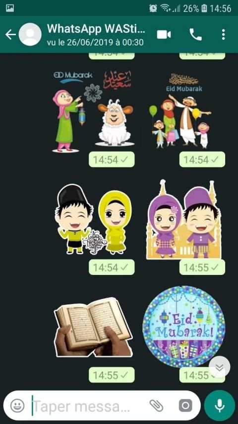 ملصقات تهاني وتبريكات عيد الفطر WAStickerApps
‎ screenshot 2