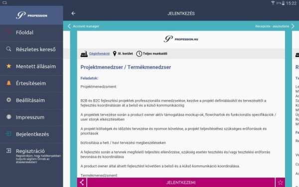 Profession - állások azonnal screenshot 2