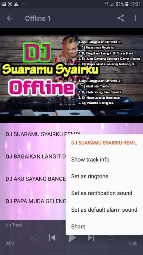 DJ SUARAMU SYAIRKU OFFLINE स्क्रीनशॉट 7