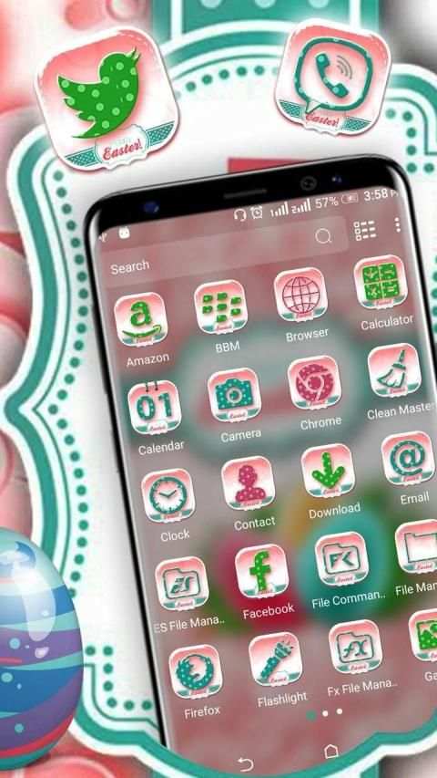Easter Egg Launcher Theme screenshot 4