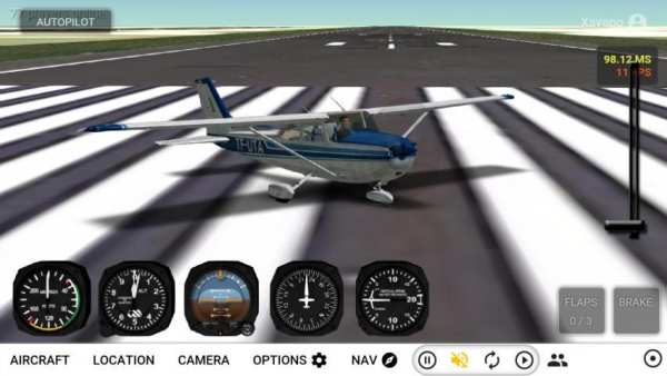 GeoFS Light - Flight Simulator स्क्रीनशॉट 1