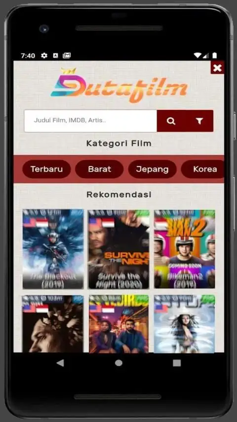 Dutafilm app
