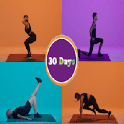30 days workouts at home for men and women आइकन
