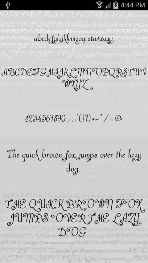 Cute Fonts for FlipFont® Free screenshot 3