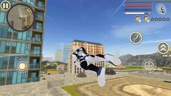 Amazing Spider Rope Hero Gangster Crime Voice City स्क्रीनशॉट 1