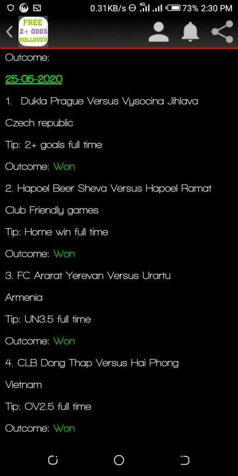 FREE 2+ ODDS ROLLOVER screenshot 3