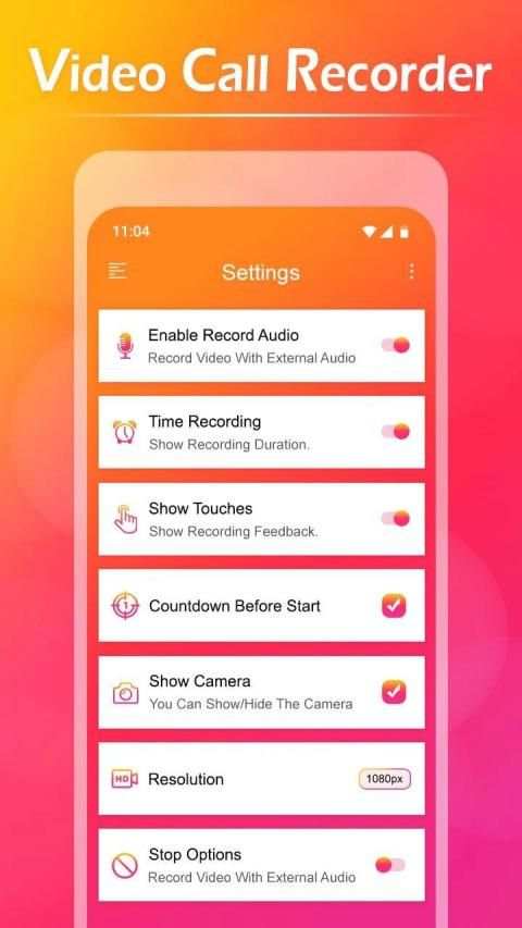 Video Call Recorder -Auto Call Recorder स्क्रीनशॉट 1