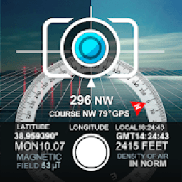 ikon GPS Stamp Camera with Night Mode and Zoom