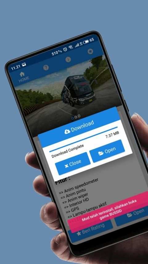 Mod BUSSID Bus Jetbus 3+ UHD Livery Pandawa 87 screenshot 5